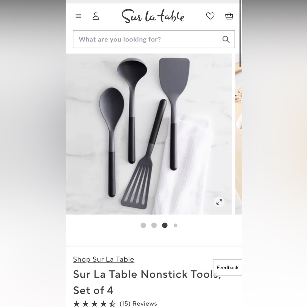 Brand new in box 4 piece nonstick tool set